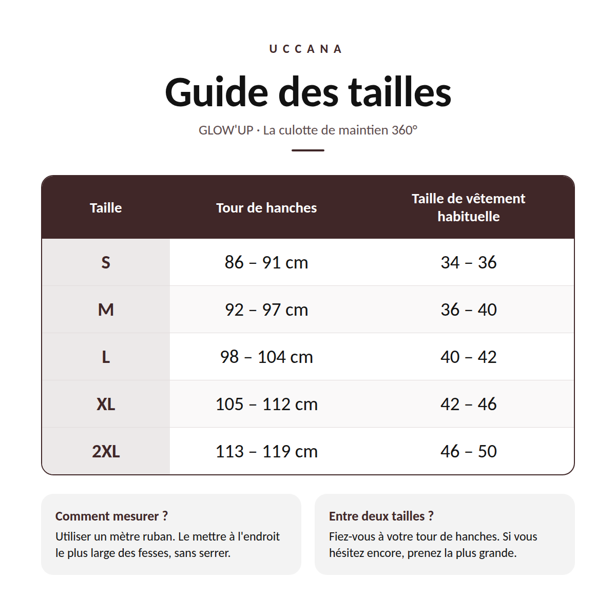 GLOW’UP - La culotte de maintien 360°